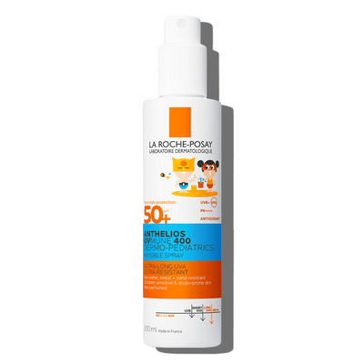 ANTHELIOS UVE MUNE 400 SPF 50+ DERMOPEDIATRICS SPRAY X 200 ML