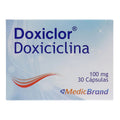 GEDECOL DOXICLOR DOXICICLINA 100MG X 30 CAPSULAS GEDECOL